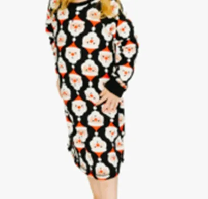 Recalled The Black Sheep Fam Girls' Sleepshirts (Santa)