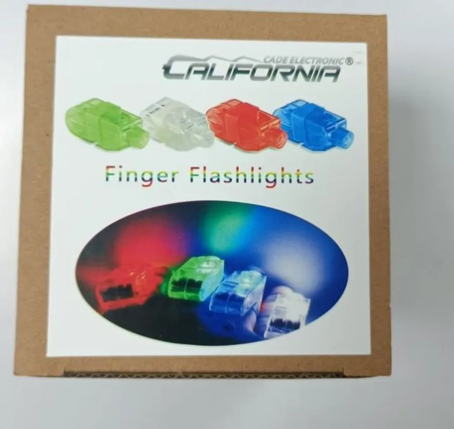 Recalled California Cade Electronic LED Projecting Finger Lights Package