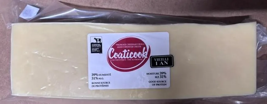 Coaticook - Aged Cheddar Cheese - Front