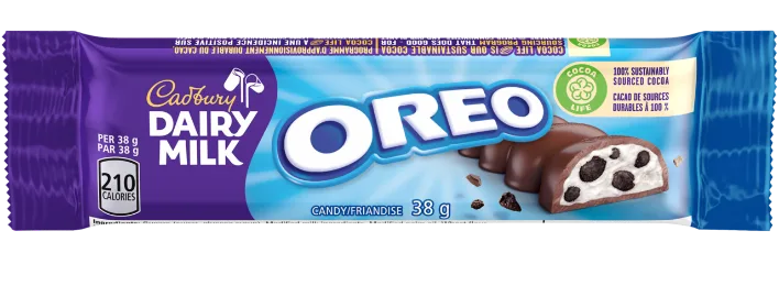 Cadbury - Dairy Milk Oreo Candy (bar) - 38 g - Front