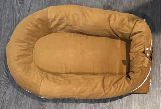 Recalled CooCooBaby Deluxe Lounger – golden brown