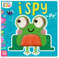 Make Believe Ideas Groovy Baby 'I Spy a Fly!' board book