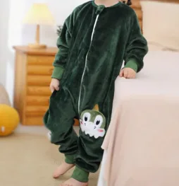 Image 1: Michley Children’s Pajama – green