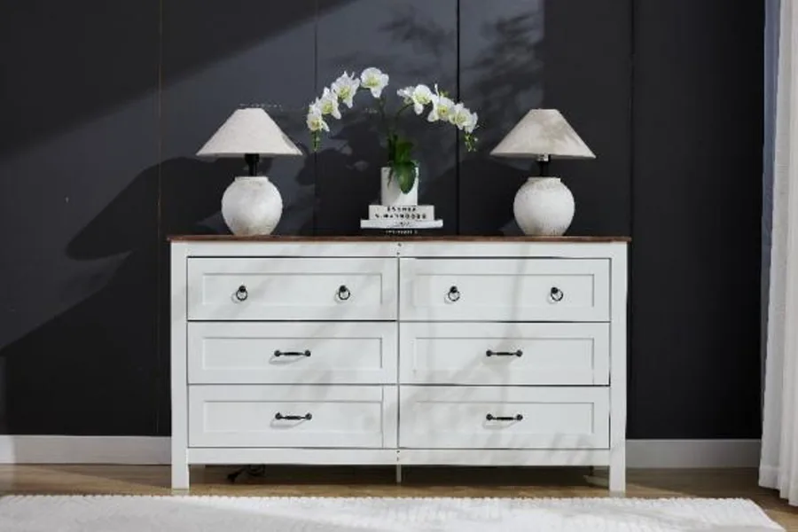 Recalled Alanca 6-Drawer Wood Dressers