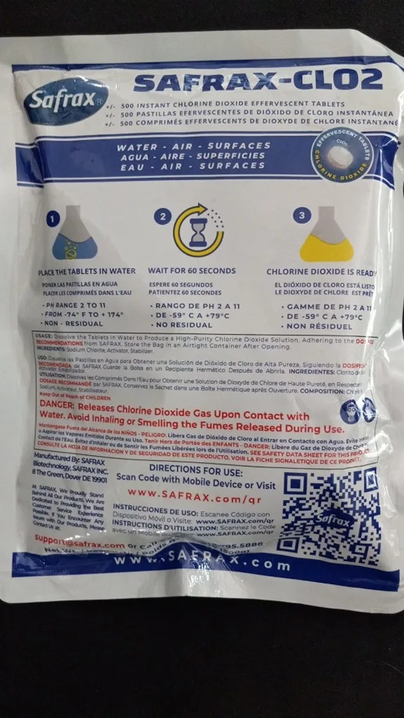 ODOR-CLO2 Chlorine Dioxide Odor Removal- Air Freshener & Deodorizer