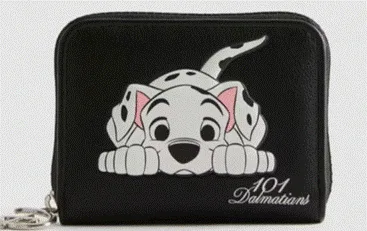 Recalled 101 Dalmatians Faux Leather Coin Purse (Model No. 2595301)