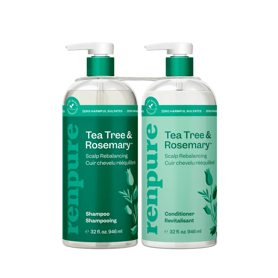 Renpure Tea Tree & Rosemary Scalp Rebalancing Shampoo & Conditioner