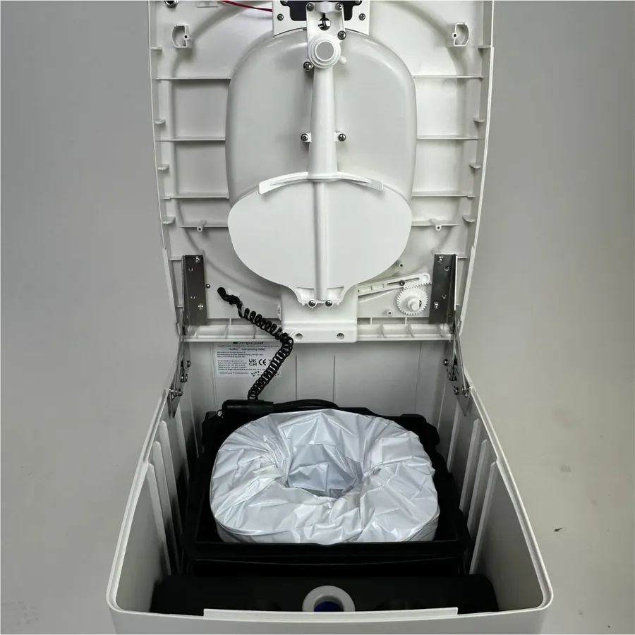 photograph of S1 dry flush sealing toilet mechanism