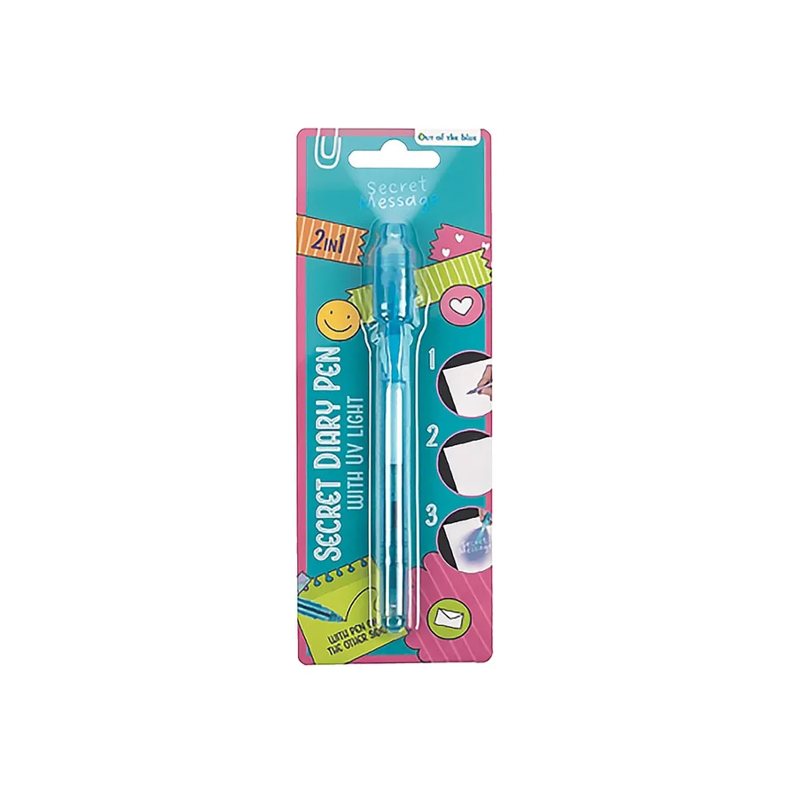 Secret diary pen with UV light