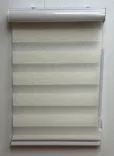 Front of product – Blind with alternating fabric 65% light filtering