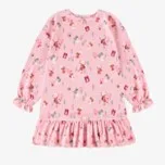 Image: Pink nightgown with holiday ball over print