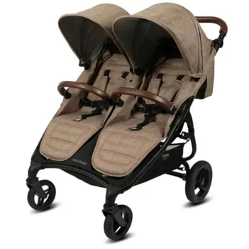 Valco Baby Trend Duo Double Stroller in Cappuccino