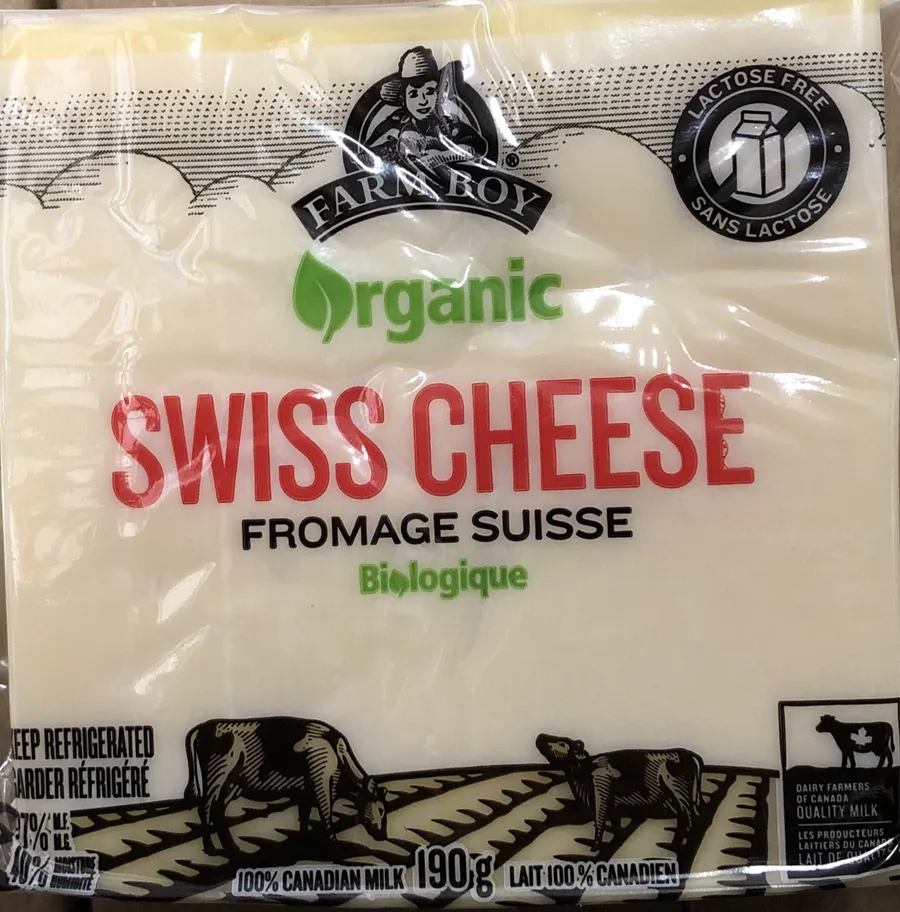 Farm Boy - Fromage suisse 190g - devant