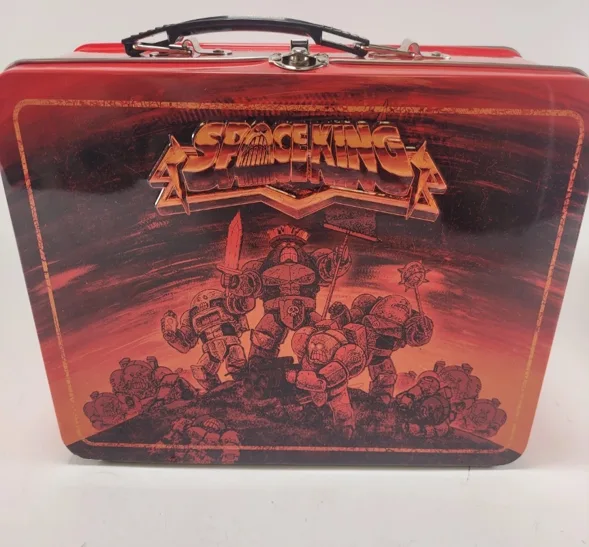 Recalled Space King No Girls Allowed Relic Lunch Box (Front)