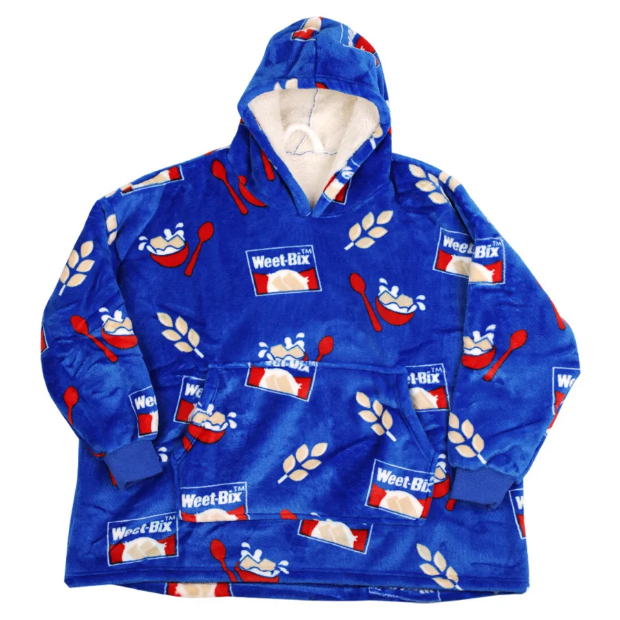 Weet-bix hooded wearable blanket